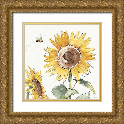 Farmhouse Flea Market X Gold Ornate Wood Framed Art Print with Double Matting by Tavoletti, Anne