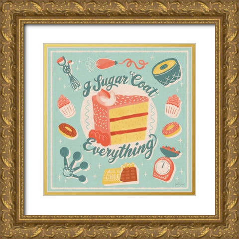 Fresh Baked II Gold Ornate Wood Framed Art Print with Double Matting by Penner, Janelle