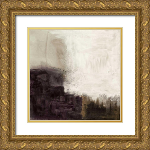 Geyser Gold Ornate Wood Framed Art Print with Double Matting by Wild Apple Portfolio