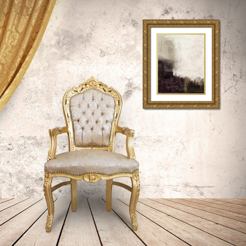 Geyser Gold Ornate Wood Framed Art Print with Double Matting by Wild Apple Portfolio