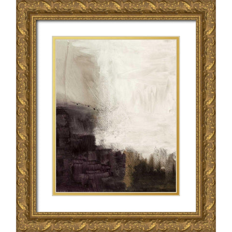 Geyser Gold Ornate Wood Framed Art Print with Double Matting by Wild Apple Portfolio