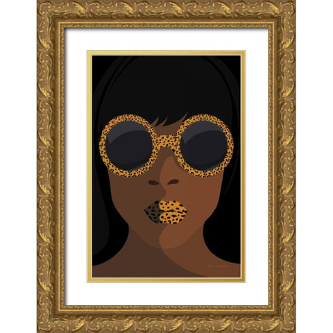 Accessorize I Gold Ornate Wood Framed Art Print with Double Matting by Escalante, Omar