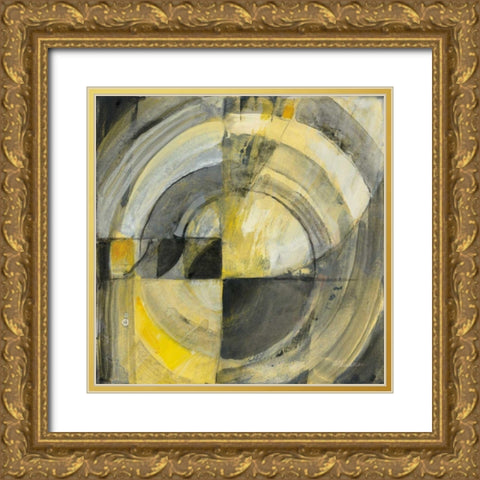 Reflected I Gold Ornate Wood Framed Art Print with Double Matting by Hristova, Albena