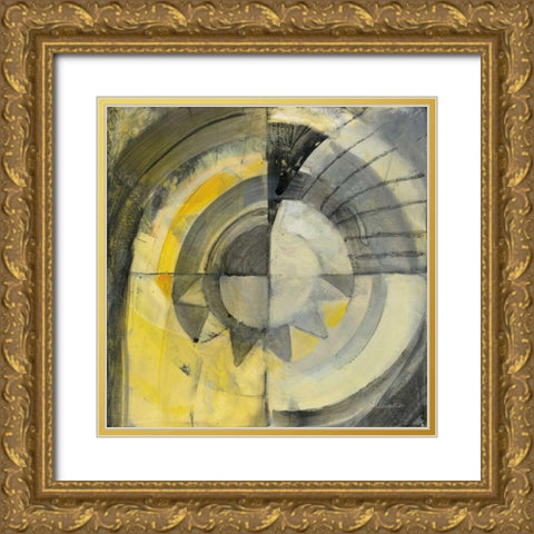 Reflected II Gold Ornate Wood Framed Art Print with Double Matting by Hristova, Albena