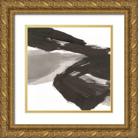 Chaos I Gold Ornate Wood Framed Art Print with Double Matting by Paschke, Chris