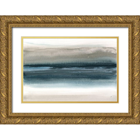 End of Day III Gold Ornate Wood Framed Art Print with Double Matting by Paschke, Chris