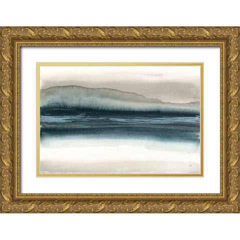 End of Day IV Gold Ornate Wood Framed Art Print with Double Matting by Paschke, Chris