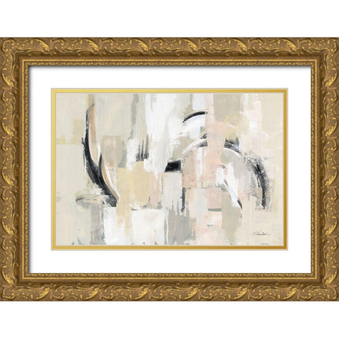 Kyoto Wind Gold Ornate Wood Framed Art Print with Double Matting by Vassileva, Silvia