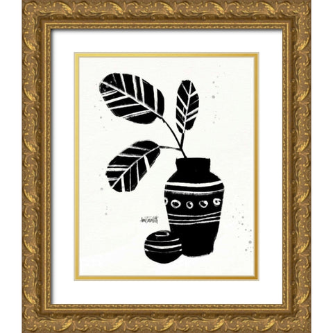 Botanical Sketches VIII Gold Ornate Wood Framed Art Print with Double Matting by Tavoletti, Anne