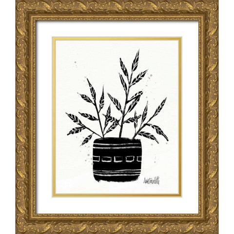 Botanical Sketches IX Gold Ornate Wood Framed Art Print with Double Matting by Tavoletti, Anne