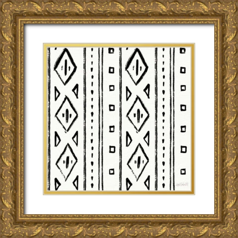 Botanical Sketches Pattern IIA Gold Ornate Wood Framed Art Print with Double Matting by Tavoletti, Anne