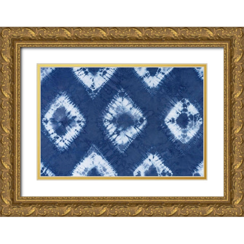 Shiboriscapes III Gold Ornate Wood Framed Art Print with Double Matting by Urban, Mary