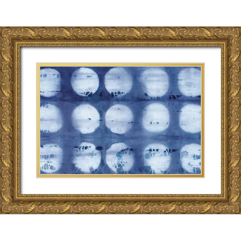 Shiboriscapes VI Gold Ornate Wood Framed Art Print with Double Matting by Urban, Mary