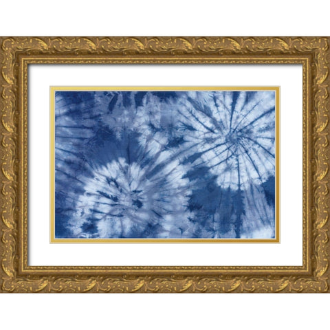 Shiboriscapes VII Gold Ornate Wood Framed Art Print with Double Matting by Urban, Mary