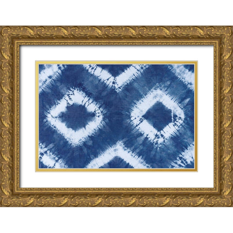 Shiboriscapes IX Gold Ornate Wood Framed Art Print with Double Matting by Urban, Mary