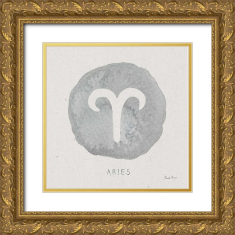 Mystic Zodiac I Gold Ornate Wood Framed Art Print with Double Matting by Zaman, Farida