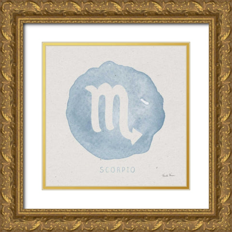 Mystic Zodiac VIII Gold Ornate Wood Framed Art Print with Double Matting by Zaman, Farida