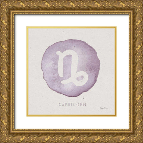 Mystic Zodiac X Gold Ornate Wood Framed Art Print with Double Matting by Zaman, Farida