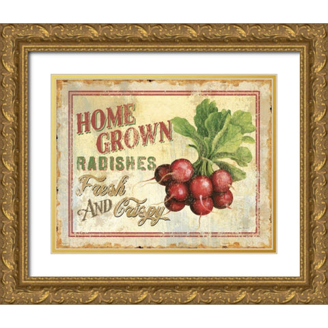 Fresh IV Gold Ornate Wood Framed Art Print with Double Matting by Audit, Lisa