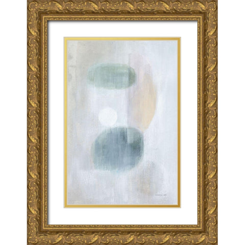 Obscurity I Gold Ornate Wood Framed Art Print with Double Matting by Nai, Danhui