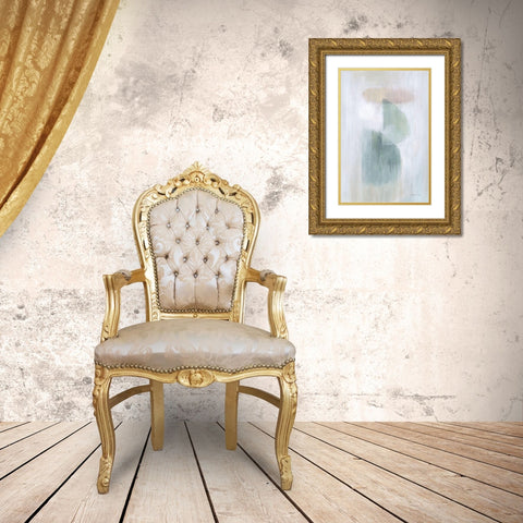 Obscurity II Gold Ornate Wood Framed Art Print with Double Matting by Nai, Danhui