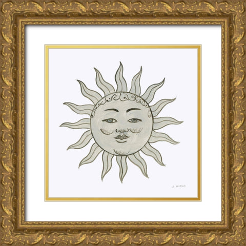Sun Gold Ornate Wood Framed Art Print with Double Matting by Wiens, James