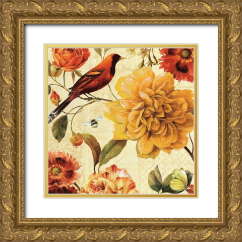 Rainbow Garden Spice II Gold Ornate Wood Framed Art Print with Double Matting by Audit, Lisa