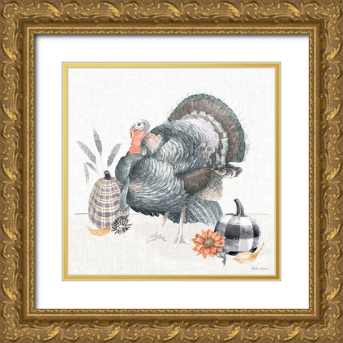 Harvest Classics IX Gold Ornate Wood Framed Art Print with Double Matting by Grove, Beth