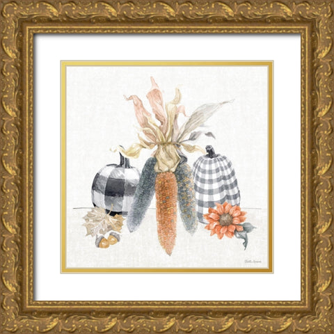 Harvest Classics X Gold Ornate Wood Framed Art Print with Double Matting by Grove, Beth