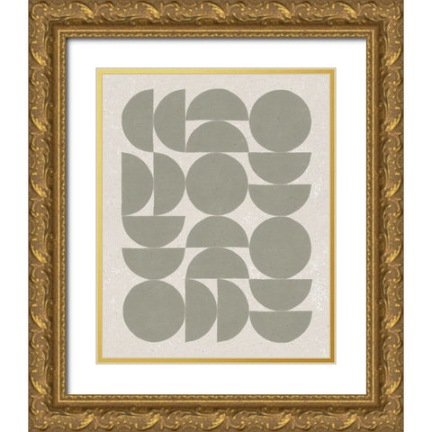 Make it Mod I Gold Ornate Wood Framed Art Print with Double Matting by Hershey, Moira
