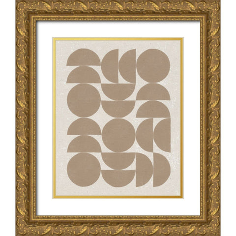 Make it Mod II Gold Ornate Wood Framed Art Print with Double Matting by Hershey, Moira