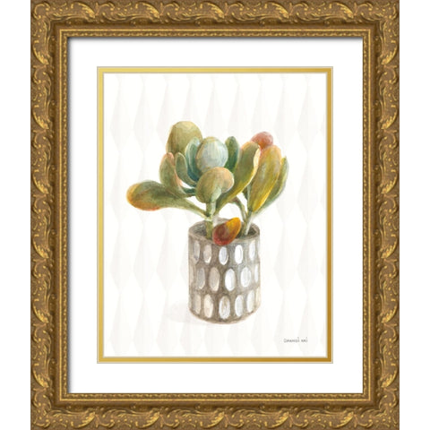 Desert Greenhouse XIV Gold Ornate Wood Framed Art Print with Double Matting by Nai, Danhui
