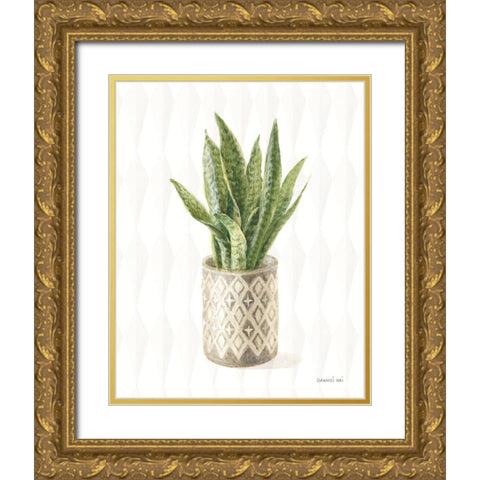 Desert Greenhouse XVI Gold Ornate Wood Framed Art Print with Double Matting by Nai, Danhui