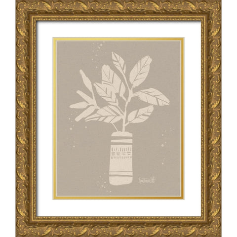 Dreamy Boho Botanical Sketches VI Gold Ornate Wood Framed Art Print with Double Matting by Tavoletti, Anne