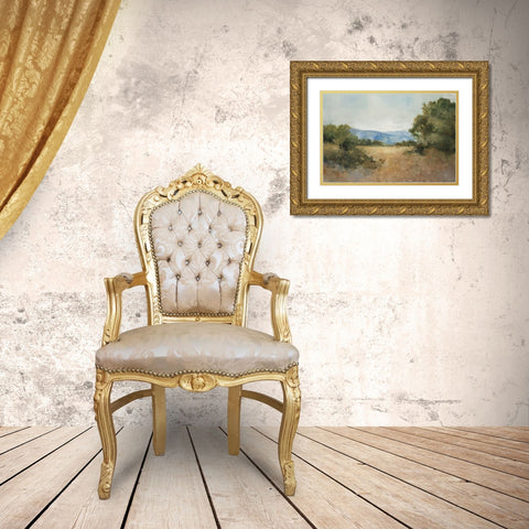 August Fields Gold Ornate Wood Framed Art Print with Double Matting by Purinton, Julia