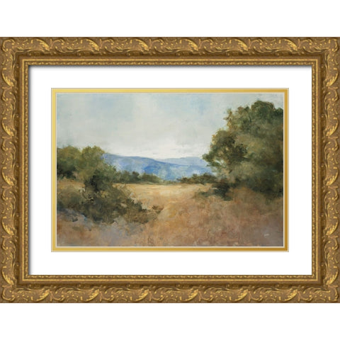 August Fields Gold Ornate Wood Framed Art Print with Double Matting by Purinton, Julia