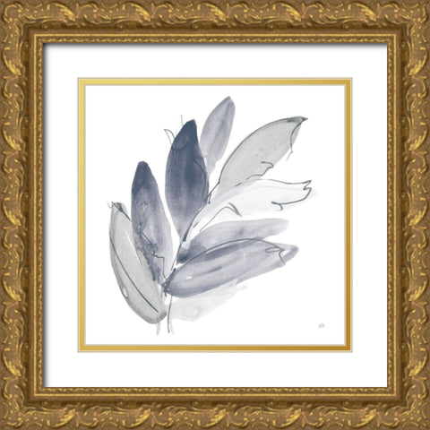 From the Forest I Cool Gold Ornate Wood Framed Art Print with Double Matting by Paschke, Chris