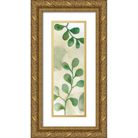 Woodland Walk IX Gold Ornate Wood Framed Art Print with Double Matting by Horn, Laura