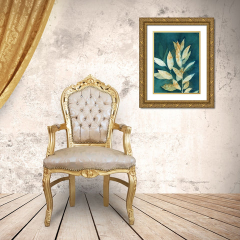Shower of Gold III Gold Ornate Wood Framed Art Print with Double Matting by Ferguson, Kathy