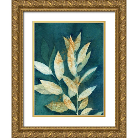 Shower of Gold III Gold Ornate Wood Framed Art Print with Double Matting by Ferguson, Kathy