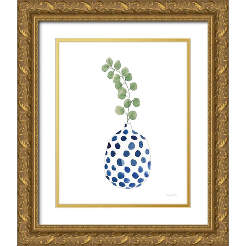 Modern Nature III Gold Ornate Wood Framed Art Print with Double Matting by Charro, Mercedes Lopez