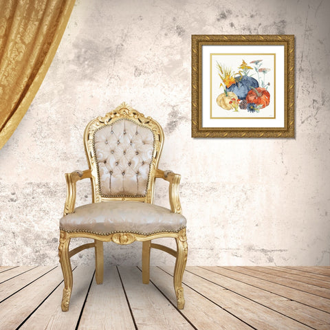 Fall Flair III Gold Ornate Wood Framed Art Print with Double Matting by Tavoletti, Anne