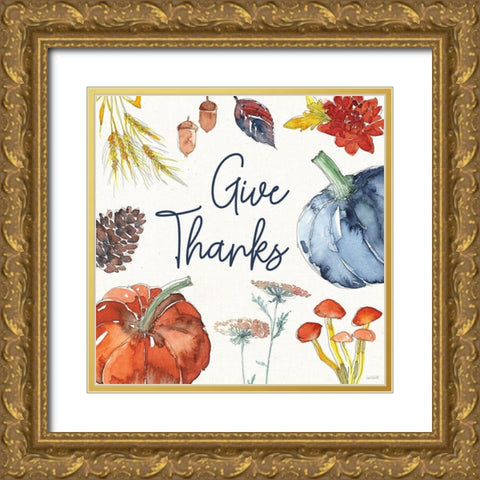 Fall Flair VI Gold Ornate Wood Framed Art Print with Double Matting by Tavoletti, Anne