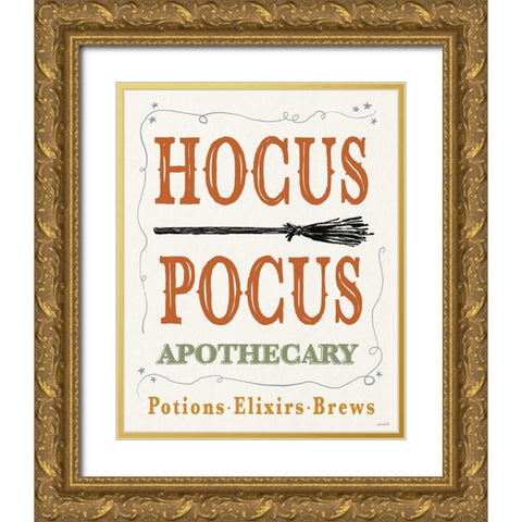 Haunted II Color Gold Ornate Wood Framed Art Print with Double Matting by Tavoletti, Anne