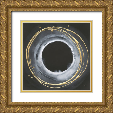 Eclipse I Gold Ornate Wood Framed Art Print with Double Matting by Paschke, Chris