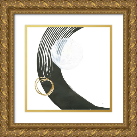 Many Moons I Gold Ornate Wood Framed Art Print with Double Matting by Paschke, Chris