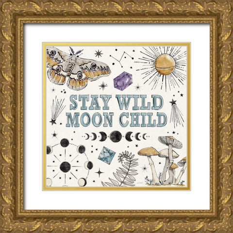 Mystic Moon IX Gold Ornate Wood Framed Art Print with Double Matting by Tavoletti, Anne