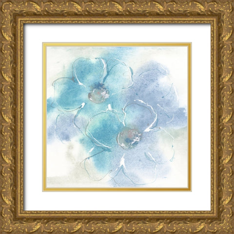 Steel Cosmos I Gold Ornate Wood Framed Art Print with Double Matting by Paschke, Chris