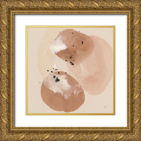 Boho II Gold Ornate Wood Framed Art Print with Double Matting by Paschke, Chris