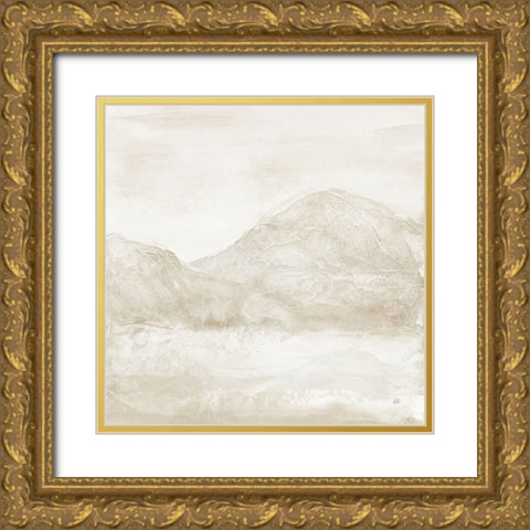 Honeybloom III Gold Ornate Wood Framed Art Print with Double Matting by Paschke, Chris